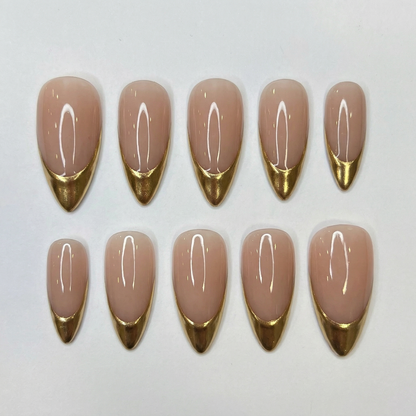 Chrome Nails | Press On Nails | Handmade Nail Art