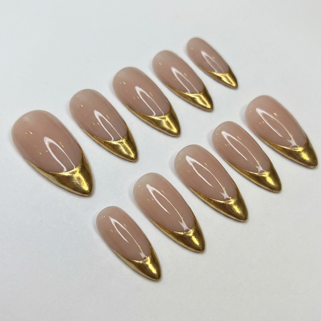 Chrome Nails | Press On Nails | Handmade Nail Art